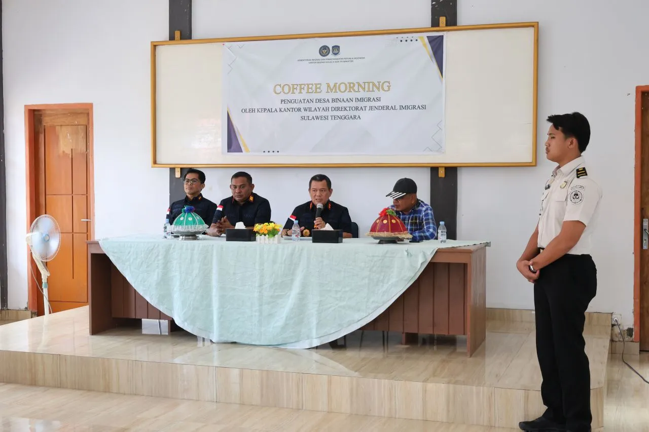 Coffee Morning Pimpasa Perkuat Pencegahan TPPO dan TPPM di Desa Binaan Imigrasi