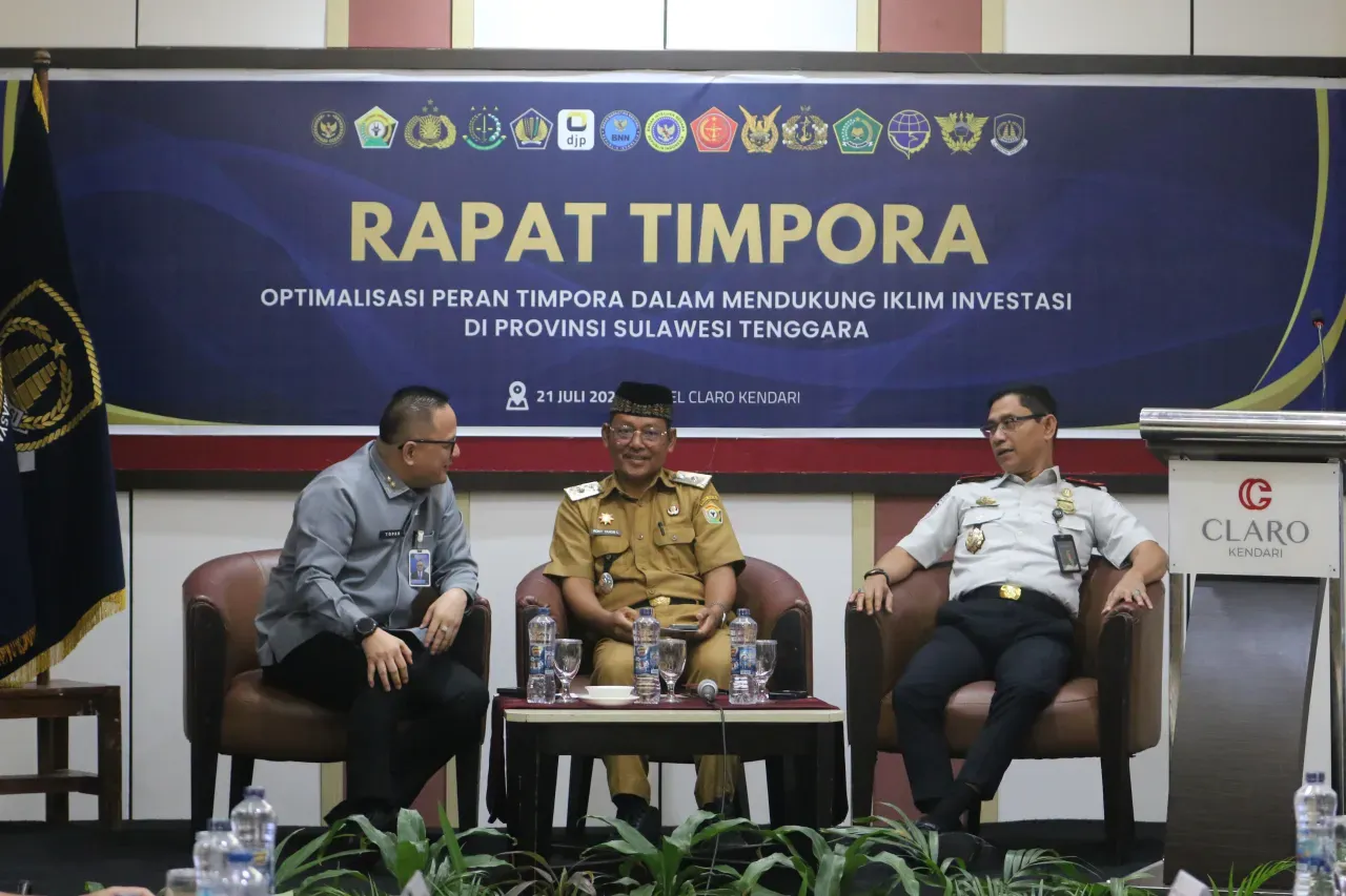 Dukung Iklim Investasi Sultra, Kanwil Ditjen Imigrasi Sultra Gelar Rakor TIMPORA