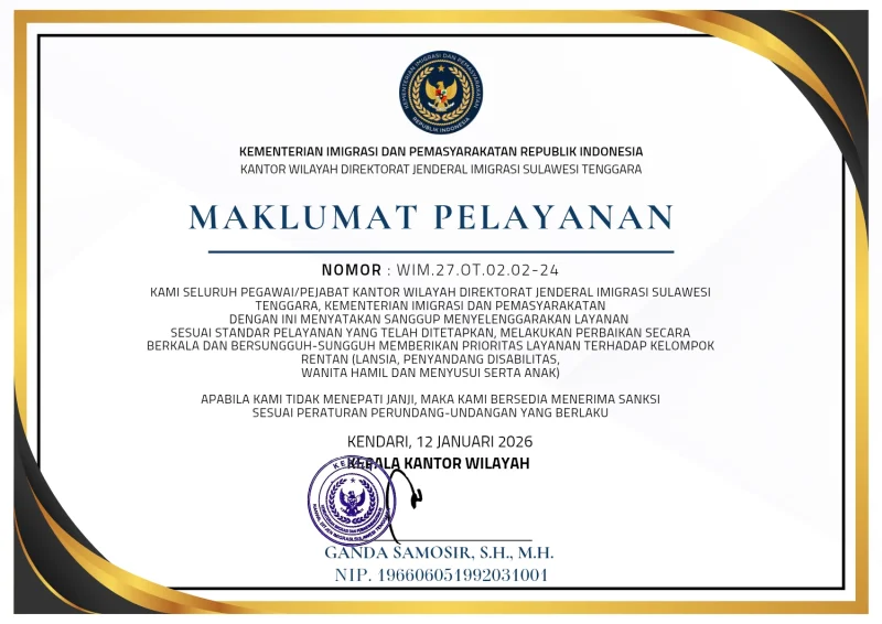 Maklumat Pelayanan